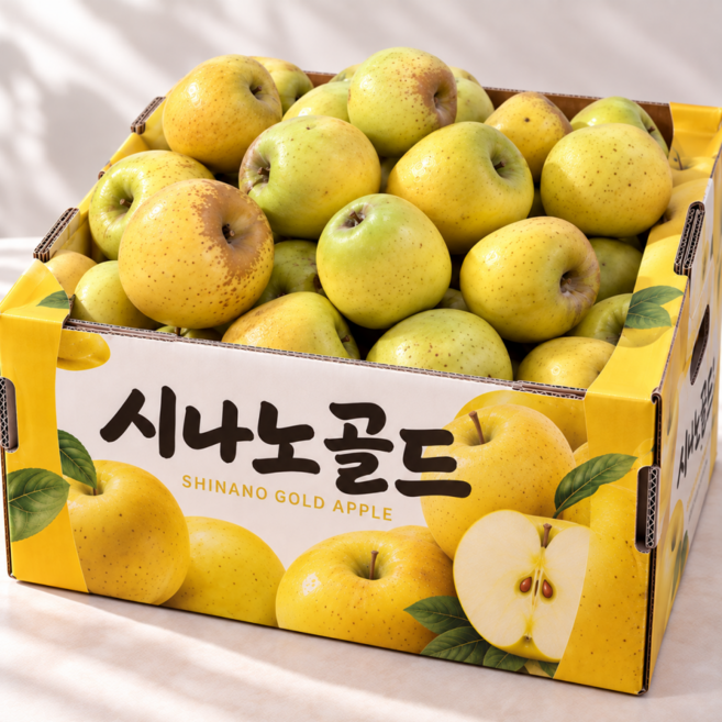 [실속특가] 농가직송 황금사과 아삭달콤 시나노골드, 1박스, 5kg
