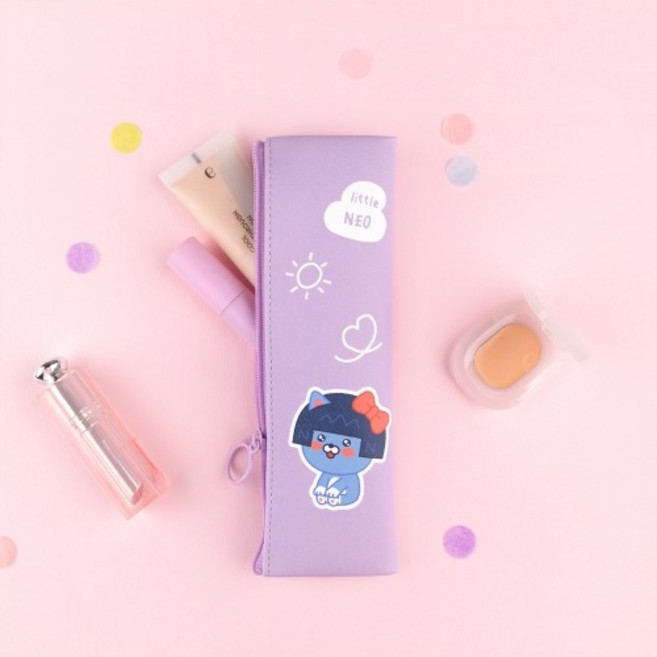 삼광문구 카카오 리틀프랜즈 러블리미니플랫펜슬케이스 네오 필통, 상세페이지 참조, 상세페이지 참조
