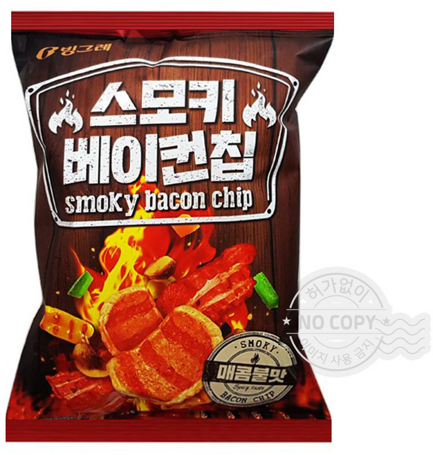 베이컨칩 70g 낱개포장 개별상품 어린이 간식 다과세트 회사 병원 사무실 탕비실, 1개