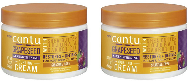 칸투 포도씨 강화 컬링 크림, 2개, 340g