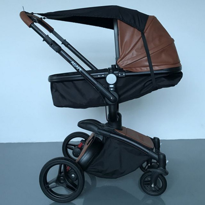 유모차가림막 유모차 차양막 햇빛가리개 선셰이드 일반형 204447 유모차션셰이드(1256EA), 블랙, 1개