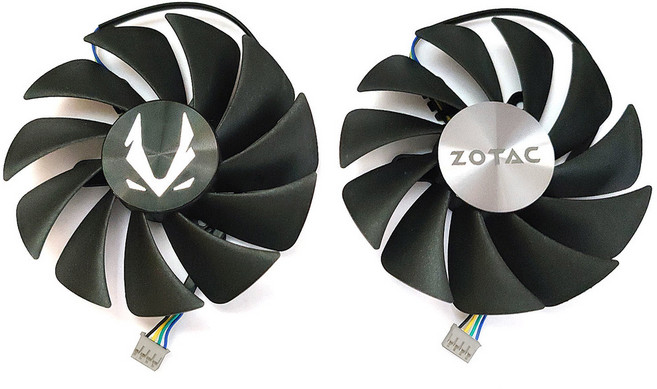 89mm 핀 GPU GA92S2U 트윈 카드 RTX 냉각 팬 ZOTAC 비디오 엣지 신제품 3060 GeForce 4 3060TI, FAN-AB