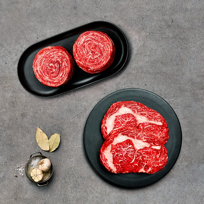 [오늘자연]청정한우 1등급 알뜰 구이정육세트 750g (등심350g + 불고기400g), 1개