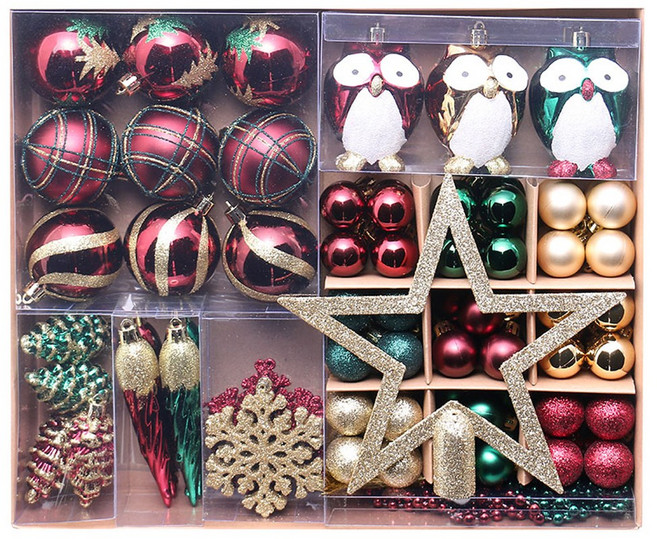 크리스마스 트리 장식볼 오너먼트 100p, D타입