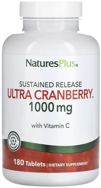 NaturesPlus 서방형 Ultra Cranberry 1000mg 180정, NaturesPlus서방형UltraCranberry10, 1개 - 쿠팡