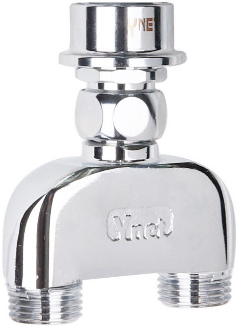 인바코 프레오 매립 수도꼭지 양갈래 수도분배기 2구 원터치타입 스마트 두갈래 아답터, 1개