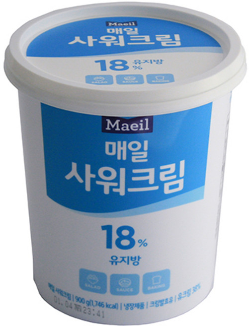 매일 사워크림 900g*2개, 900g, 2개