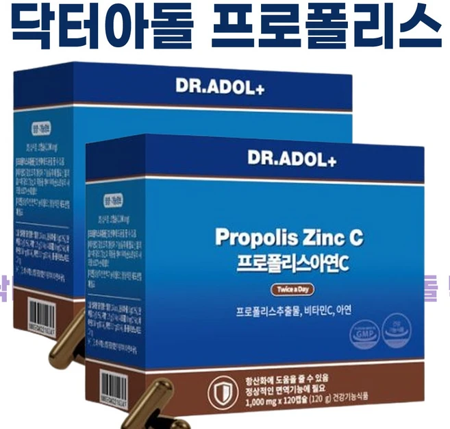 닥터아돌 프로폴리스아연C, 240정, 1개 - 쿠팡