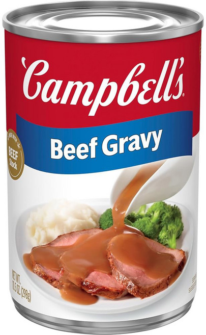 캠벨 컨트리 스타일 소시지 그레이비 13.8온스 캔(3팩), Beef, 10.5 Ounce (Pack of 12)