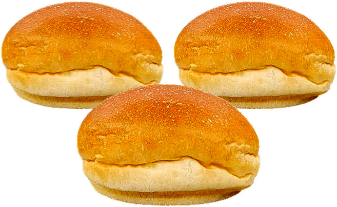 [당일생산/발송] 햄버거빵 브리오슈번 버거번 수제버거 토핑깨없음, 70g, 10개