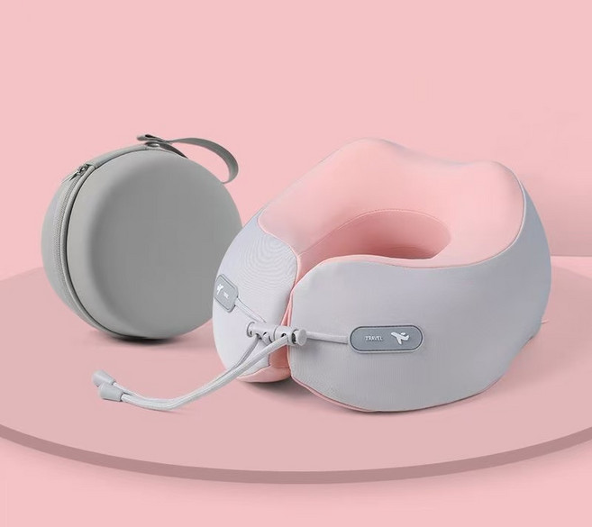 애치비 고탄력 휴대용 여행 목베개 쿠션