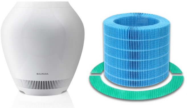 올리민 호환 발뮤다 레인 가습기필터 ERN-S100 효소필터 세트판매 ERN-1100SD-WK, 1개, 가습 + 효소필터