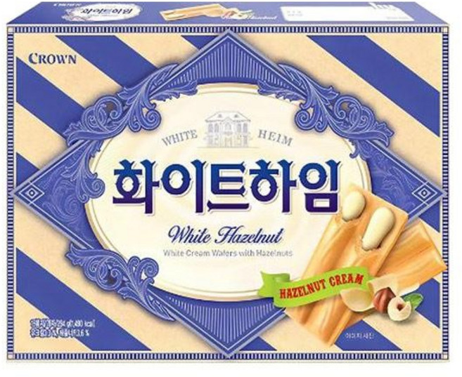 [과자간식몰]크라운 화이트하임 284gx3-U94, 1g, 1개