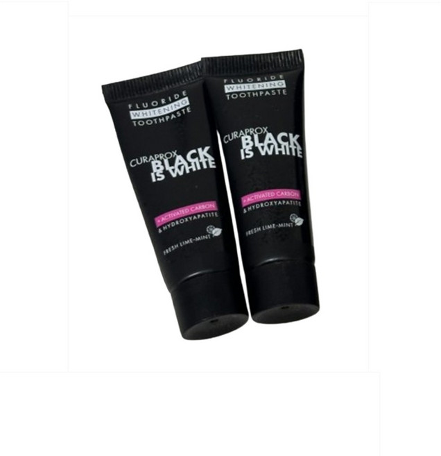 큐라덴 큐라프록스 BIW 여행용 리필 불소 미백 치약 10ml 2개