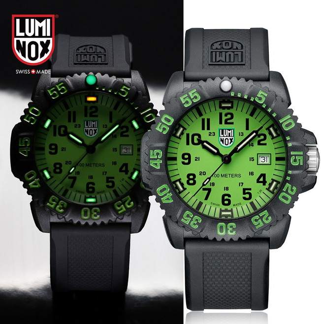 백화점AS 루미녹스 X2.2067.1 씨 라이온 그린 다이얼 44mm Sea Lion 다이브워치 아웃도어 다이버 밀리터리 군인시계 공식판매처