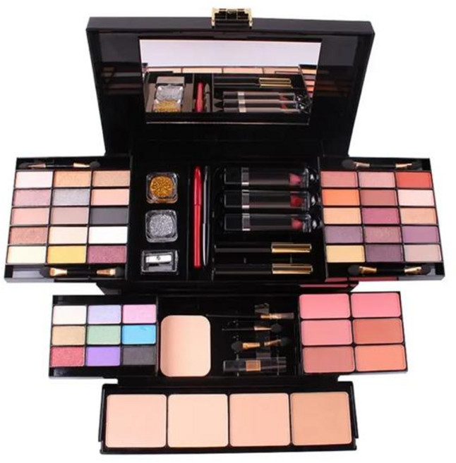 아이섀도우 미스 로즈 메이크업 세트 박스 가용 방수 립글로스 블러셔 파운데이션 파우더 키트 크리스마스 선물 화장품, [01]331N, 1개