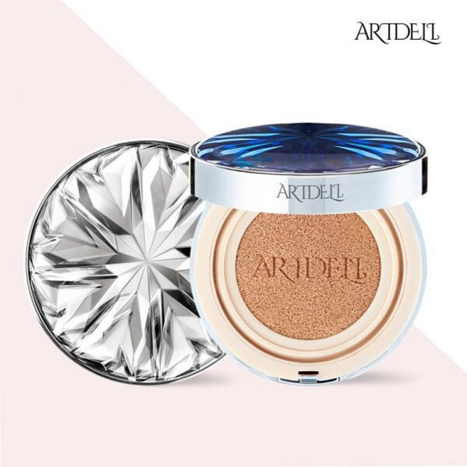 아트델리 압솔뤼 라 볼륨 드 쿠션 본품 2개 실버 블루, 케이스:블루(1+1) / 호수:21호, 상세 설명 참조