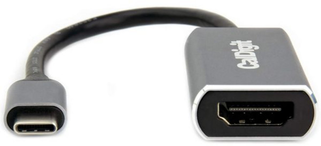 CalDigit 디스플레이포트 to HDMI 활성 어댑터 단방향 DP 12 수컷 20 암 4K 60Hz UHD 3840 x 2160 고주사율 및 Eyefinity 지원 데스크탑, 1개
