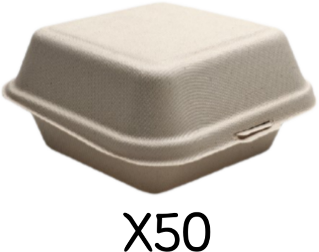 B-003 [50개] 백색/크라프트색 펄프도시락3호 선물포장용기 구디백용기, B-003 갈색, 1개