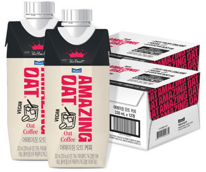 [매일] 어메이징 오트 커피 330ml, 6개