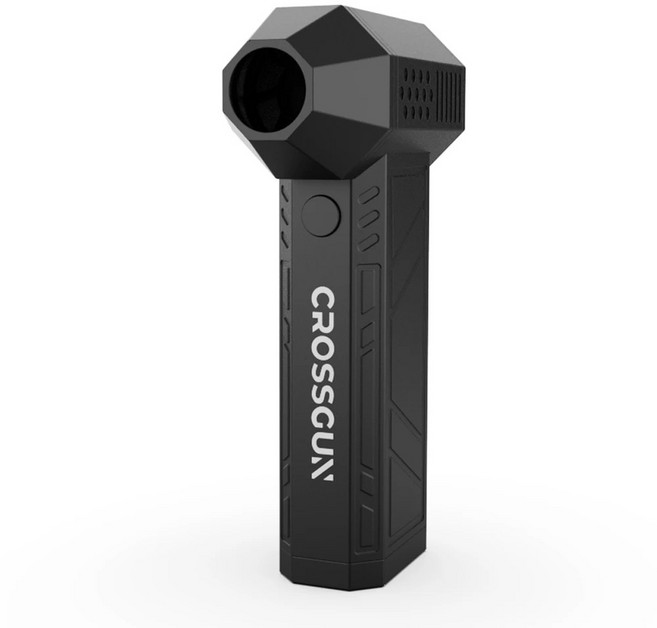 CROSSGUN 미니 제트팬 X3 Pro 휴대용 선풍기, 검은색, C 타입 충전, 검은색