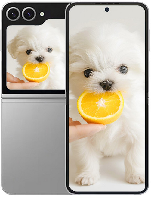 삼성전자 갤럭시 Z 플립6, 256GB, 컬러 실버쉐도우 Silver Shadow