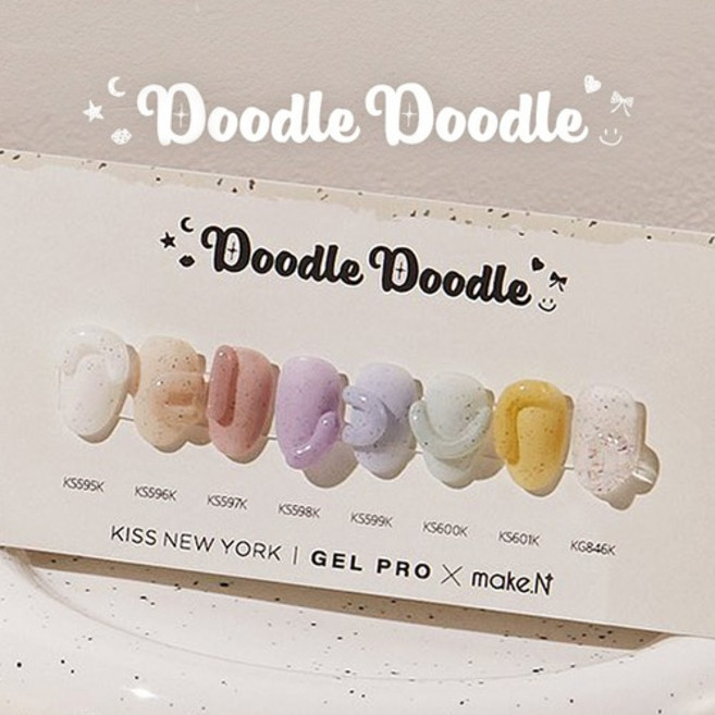 메이크엔X키스뉴욕 두들두들 컬러젤 단품, KS595K, 1개