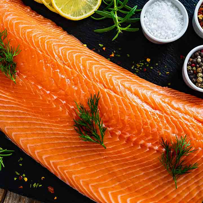 노르웨이 프리미엄 생연어 연어 필렛 소스3종 + 해동지 증정 (초고추장 + 간장 + 와사비), 딥스킨 생연어 200g, 1개