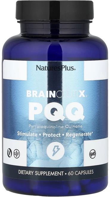 NaturesPlus BrainCeutix PQQ 20mg 캡슐 60정, NaturesPlusBrainCeutixPQQ20mg캡, 1개 - 쿠팡