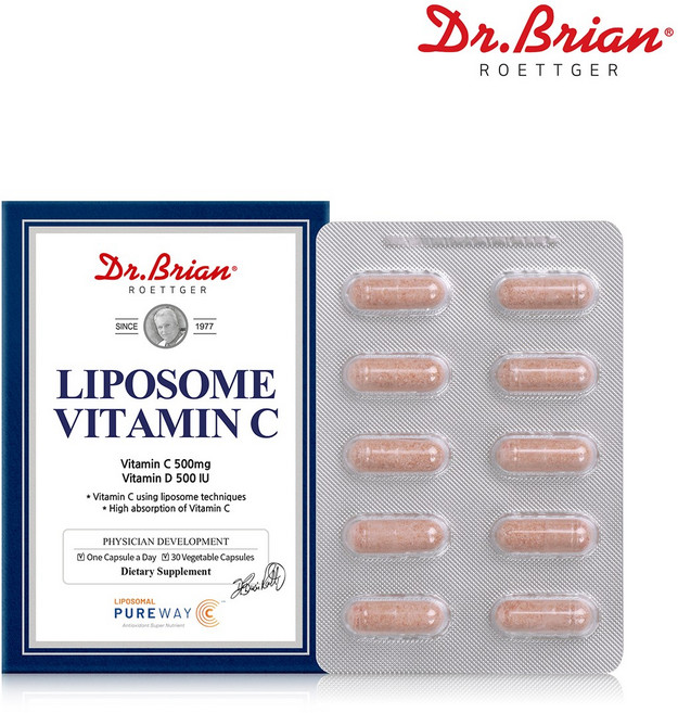 닥터브라이언 리포좀 비타민C (30캡슐) +10, 10개