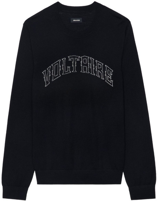 쟈딕앤볼테르 로고 울 스웨터