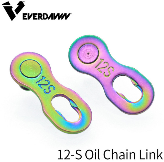 6/7/8/9/10/11/12 속도 자전거 체인 커넥터 잠금 장치 링크 도로 매직 버클 마스터 조인트 사이클링 부품, 05 12s Rainbow, 1개