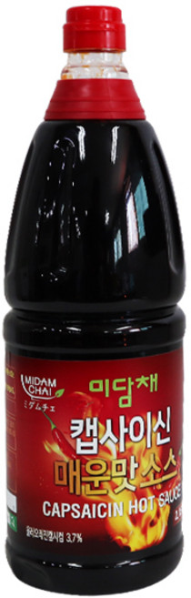 미담채 캡사이신 매운맛소스2.15kg 1개, 2.15kg