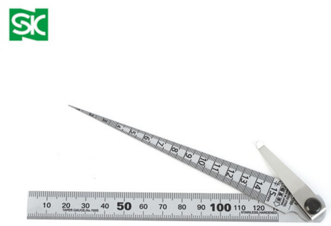 일본정품 1~15mm 에스케이 테퍼게이지세트 700S 테이퍼게이지 틈새게이지 토탈공구, 1개