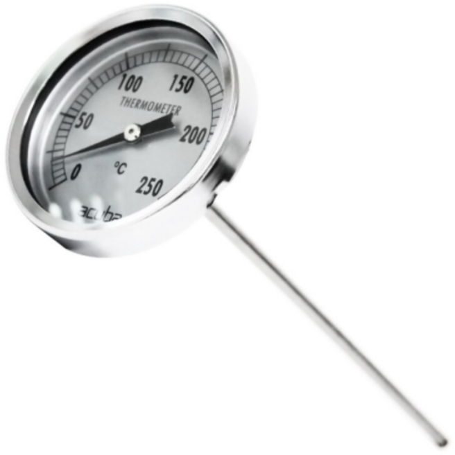 튀김 고온 치킨 기름온도측정 산업용 아날로그 바이메탈 온도계(일반형)CS-250L, CS-250L일반형, 1개