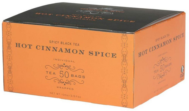 Harney & Sons 하니앤손스 핫 시나몬 스파이스 티 50개입, 1개, 100g, 1개