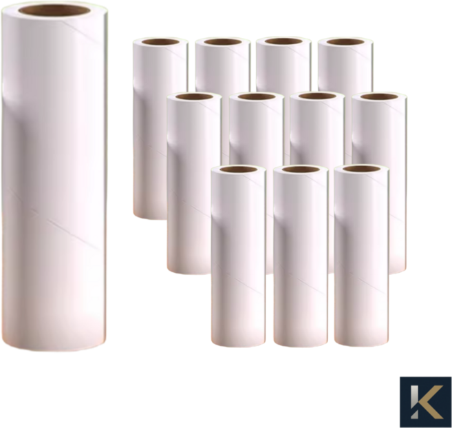 킨솔 대용량 테이프클리너 리필 16cm x 20m 100회분, 12개