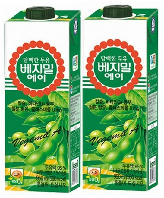 정식품 담백한베지밀A, 6세트, 950ml