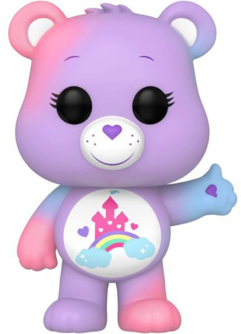 펀코 Funko 팝 애니메이션 케어베어 40주년 반투명 글리터 체이스가 케어어랏 베어 스타일은 다를 수, One Size