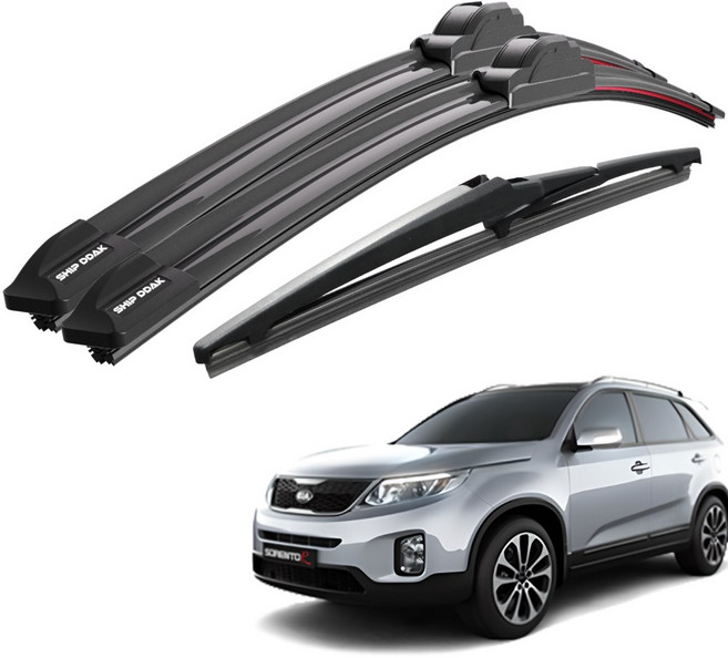 쉽딱 트리플 전면 후방 와이퍼 3P 세트, 쏘렌토R(09~14)