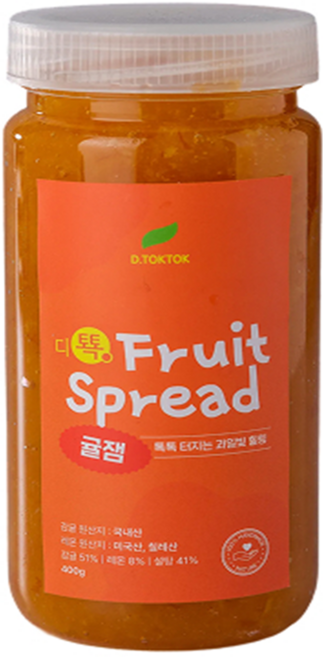 레몬이 퐁당빠진 수제 감귤잼 400g, 1개