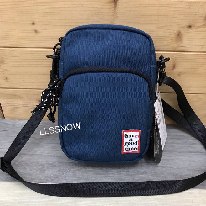 have a good time 潮流側背包，CORDURA防水尼龍材質, 藍色-現貨