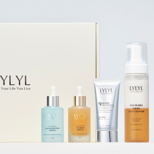 LYLYL 릴릴 화장품 선물세트 NEW 기초 4종 기프트세트, 2세트