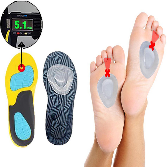 두꺼운 족저근막 지간신경종 깔창 안전화 신발창