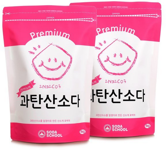 프리미엄 과탄산소다, 1kg, 2개