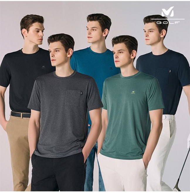 밀레 골프 25SS 라운드반팔티5종 남성 3161405