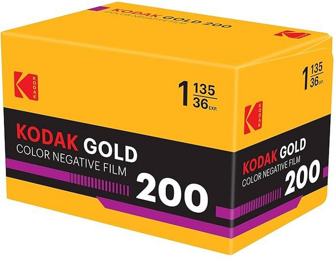 Kodak GOLD 200 彩色底片 35mm 36張, 1個