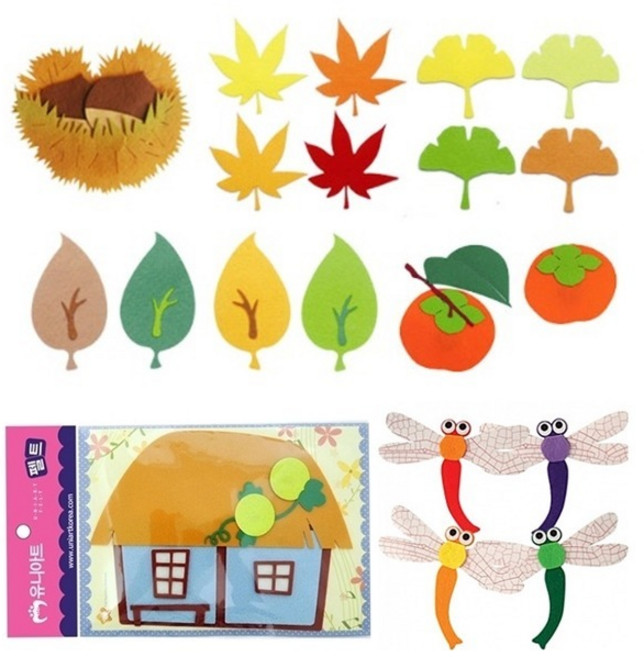 유니아트 4000 펠트 (여름 가을) 게시판 공간꾸미기, C 은행잎