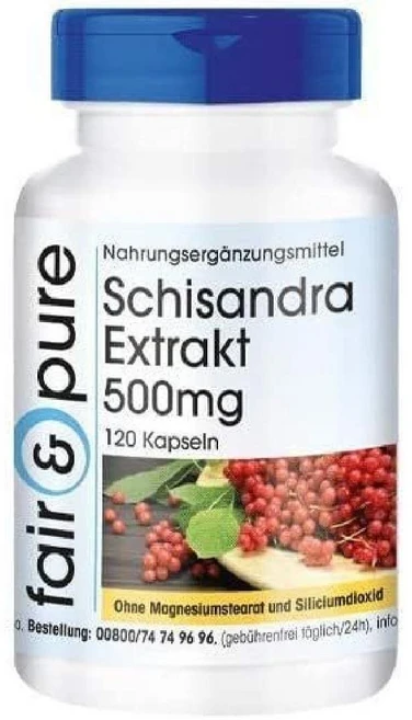 FairPure 오미자 추출물 500mg 120캡슐, 2, 120정 - 쿠팡