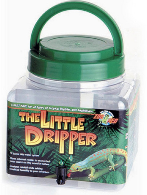 쥬메드 드립퍼 파충류 카멜레온 크레스티드게코 급수기 물그릇